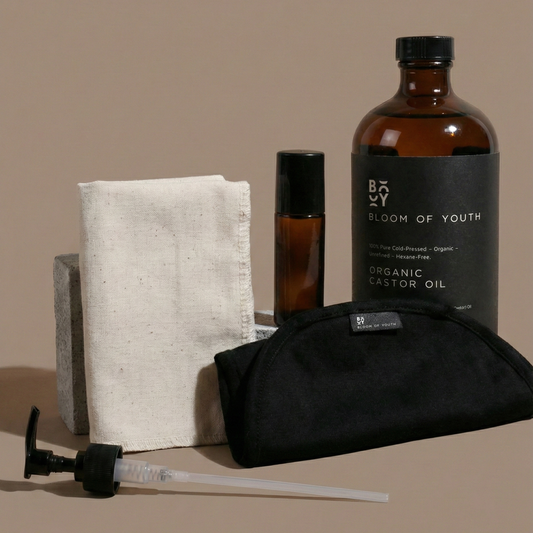 Organic Castor Oil Pack Kit
